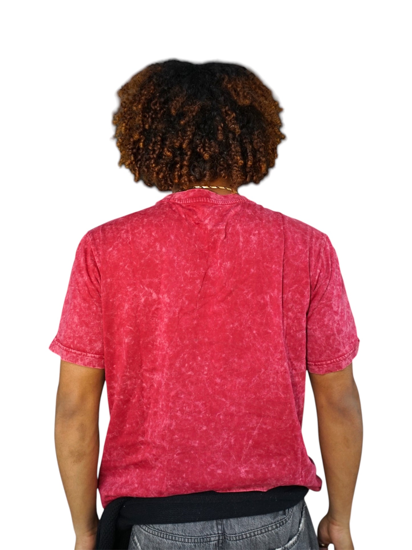 The End Red Acid Washed T-shirt