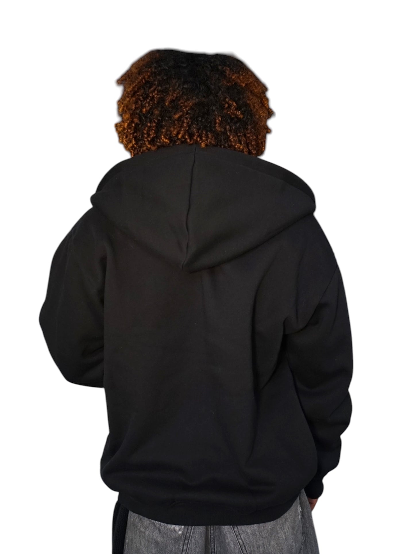 Black Zip Up Hoodie