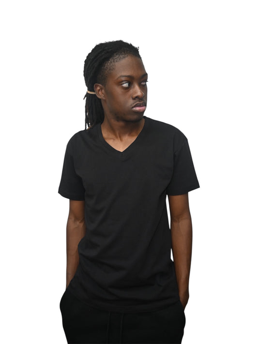 The End Black V-Neck T-shirt