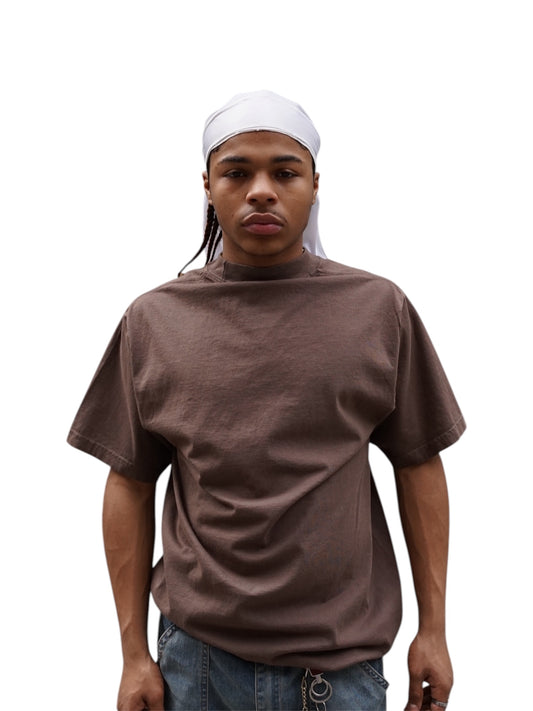 Shaka Wear Unisex Max Heavyweight Brown T-shirt
