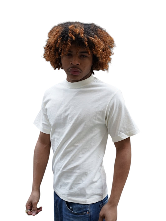 Shaka Wear Unisex Cropped Cream T-shirt