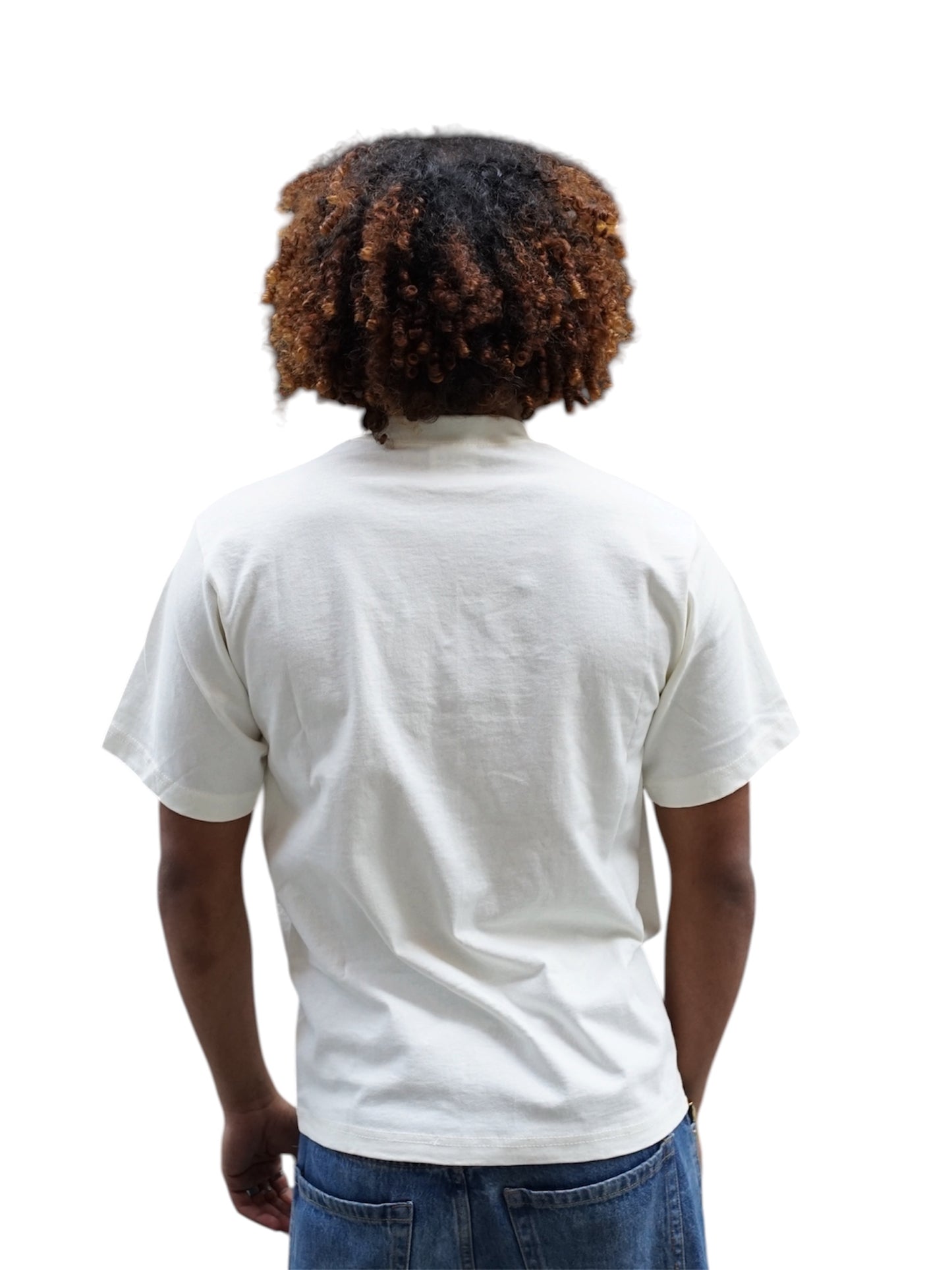 Shaka Wear Unisex Cropped Cream T-shirt