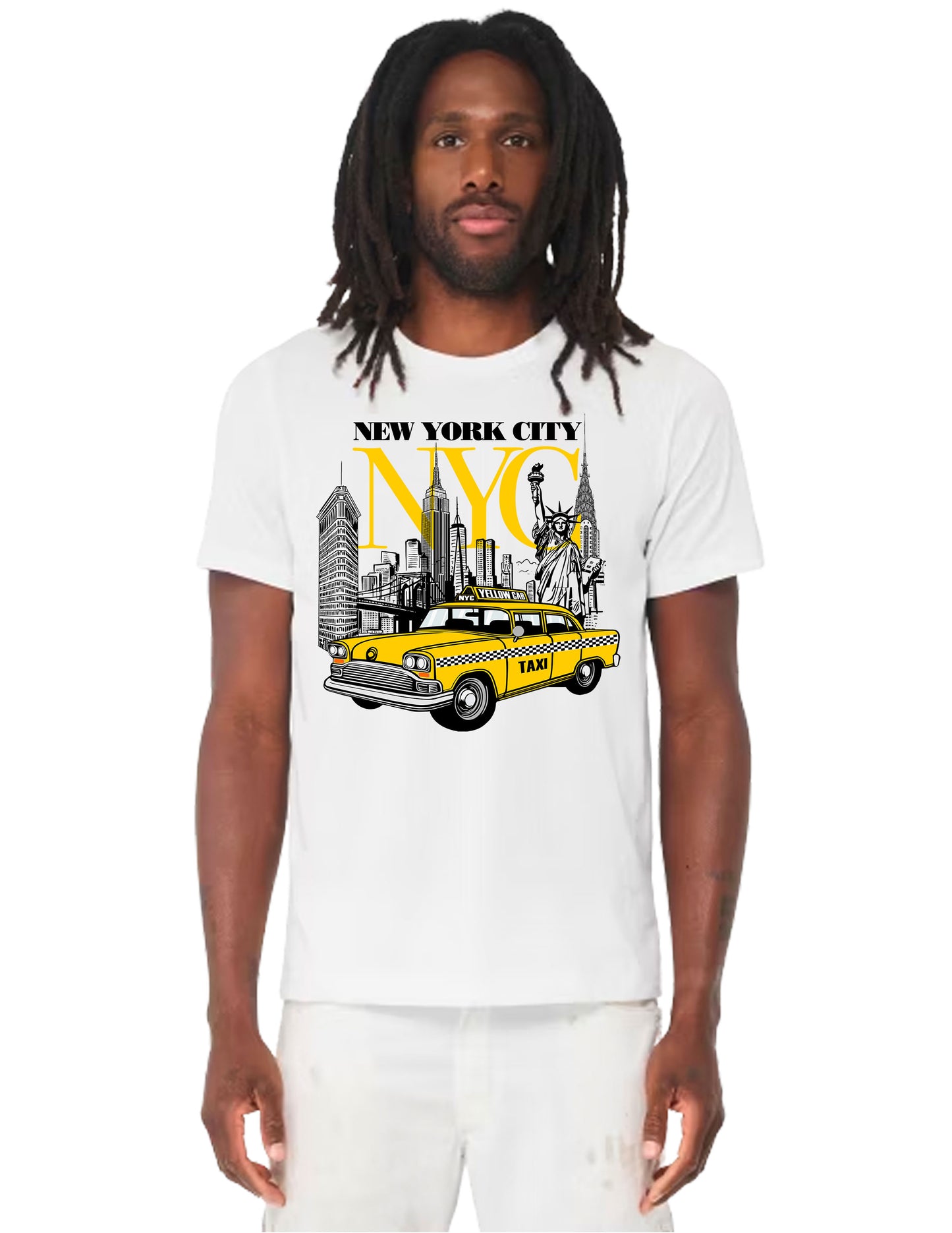 NYC yellow cap tshirt