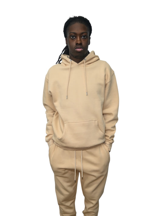 The End Beige Hoodie Set