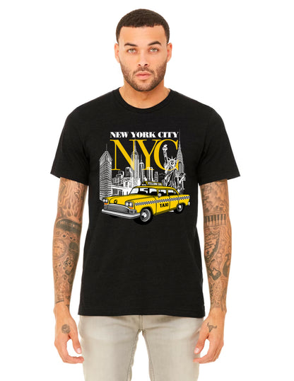 NYC yellow cap tshirt