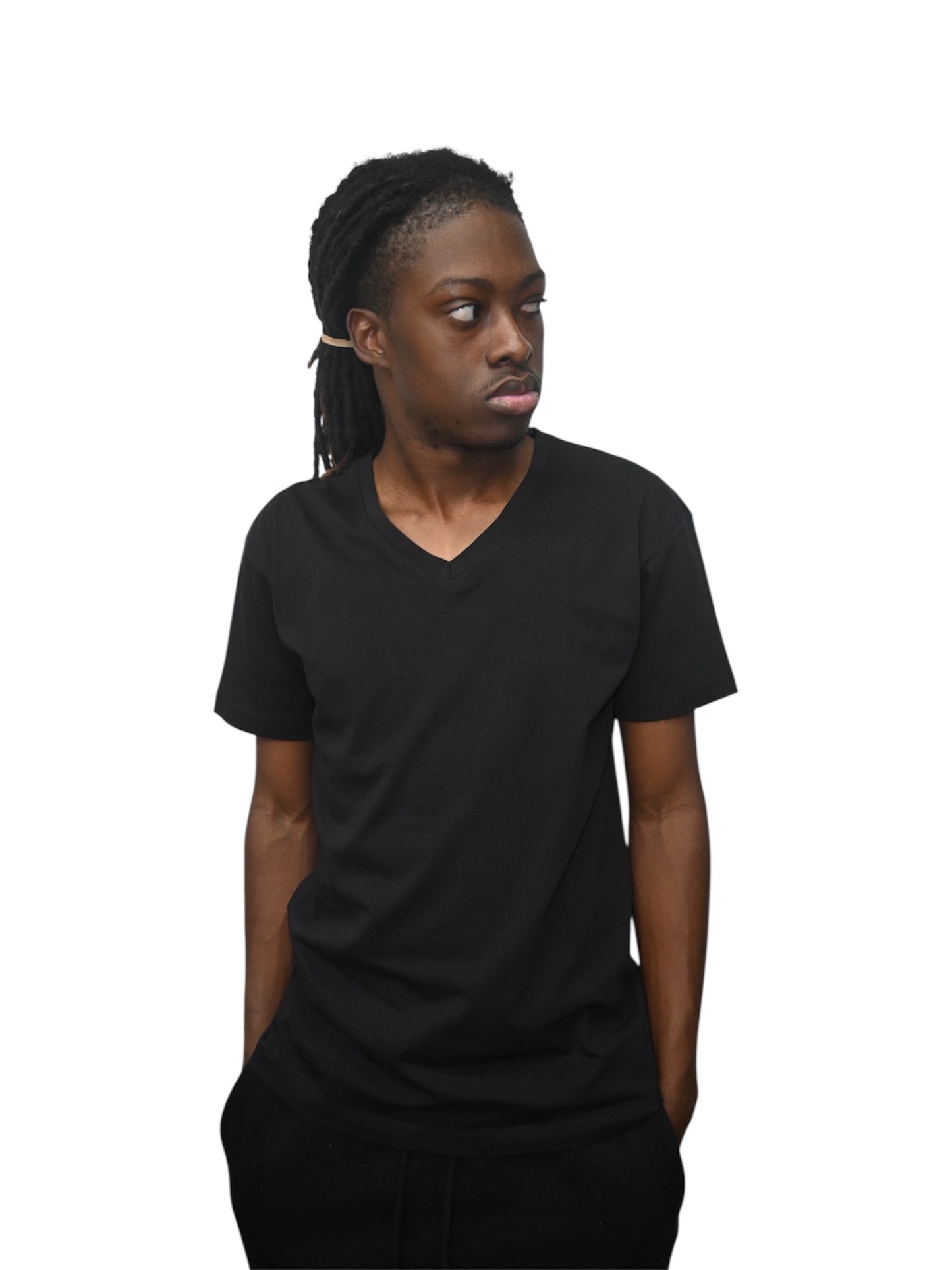 The End Black V-Neck T-shirt