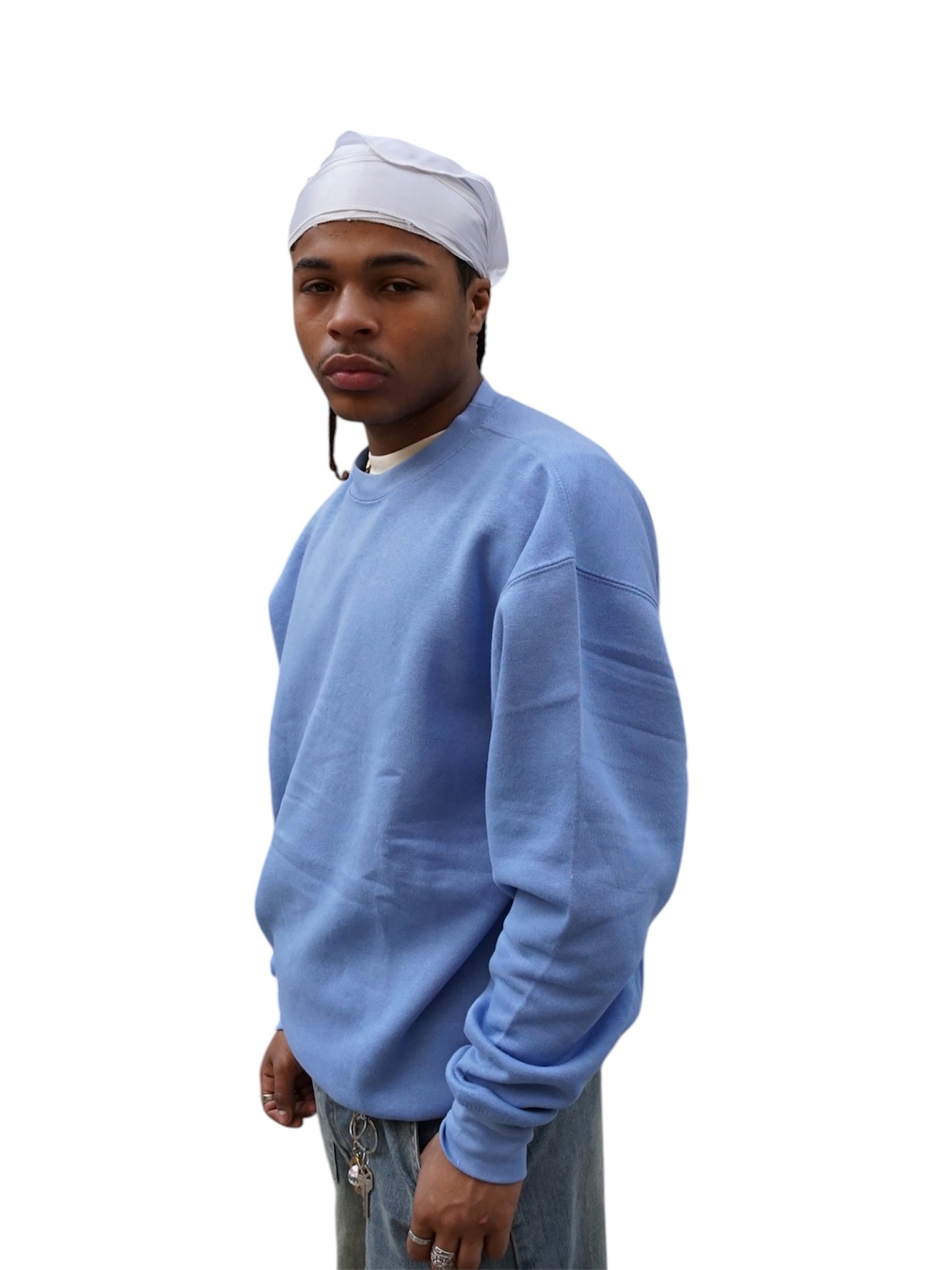 The End Blue Crew Neck