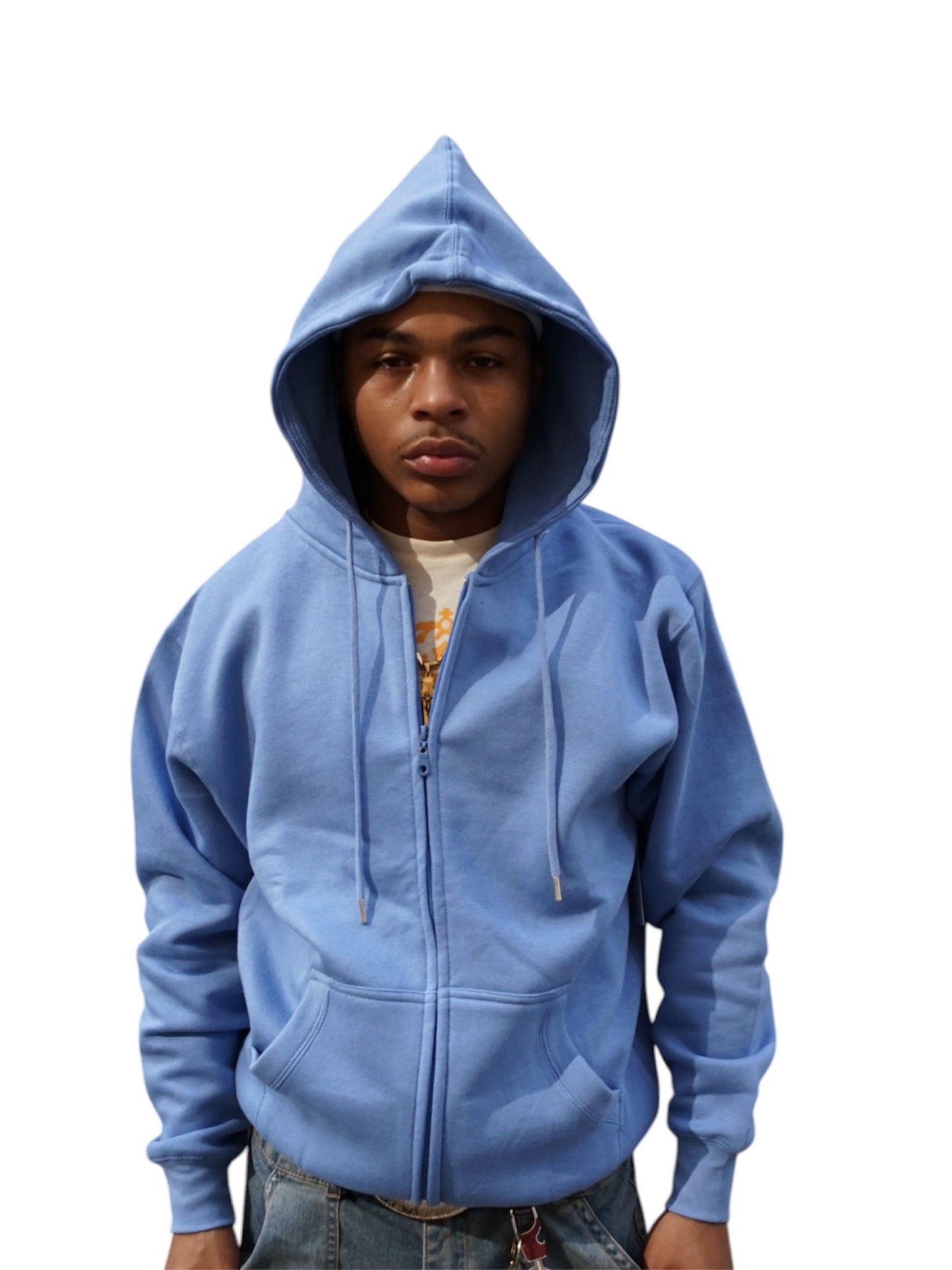 The End Blue Zip Up Hoodie