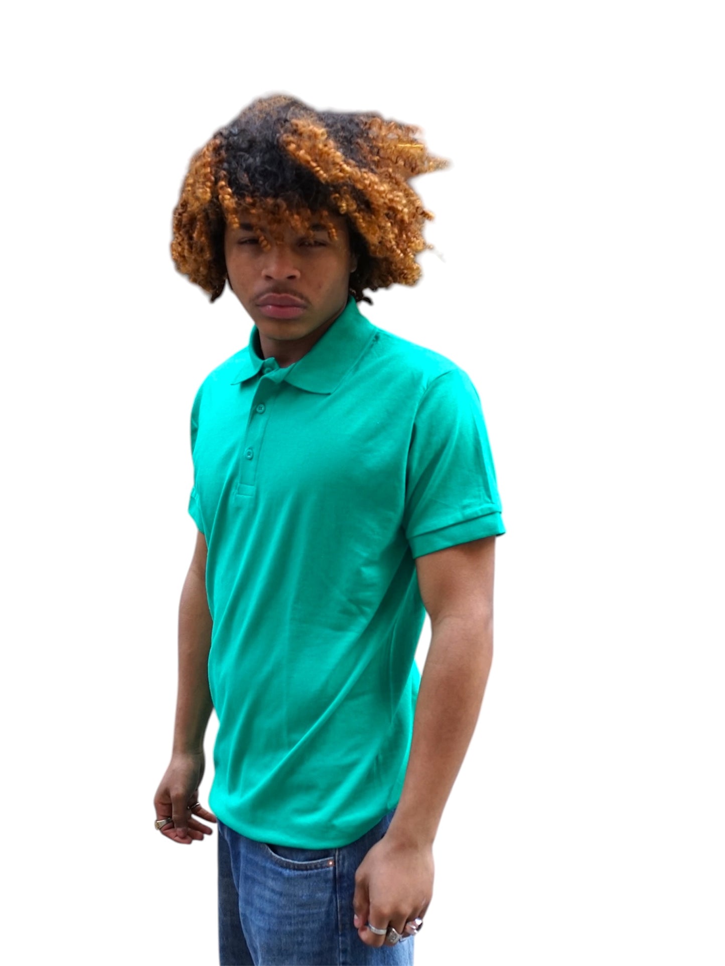 Gildan Green Polo Shirt