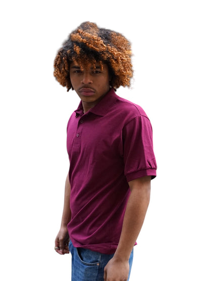 Gildan Maroon Polo Shirt