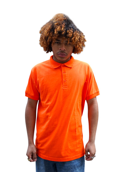 Gildan Orange Polo Shirt