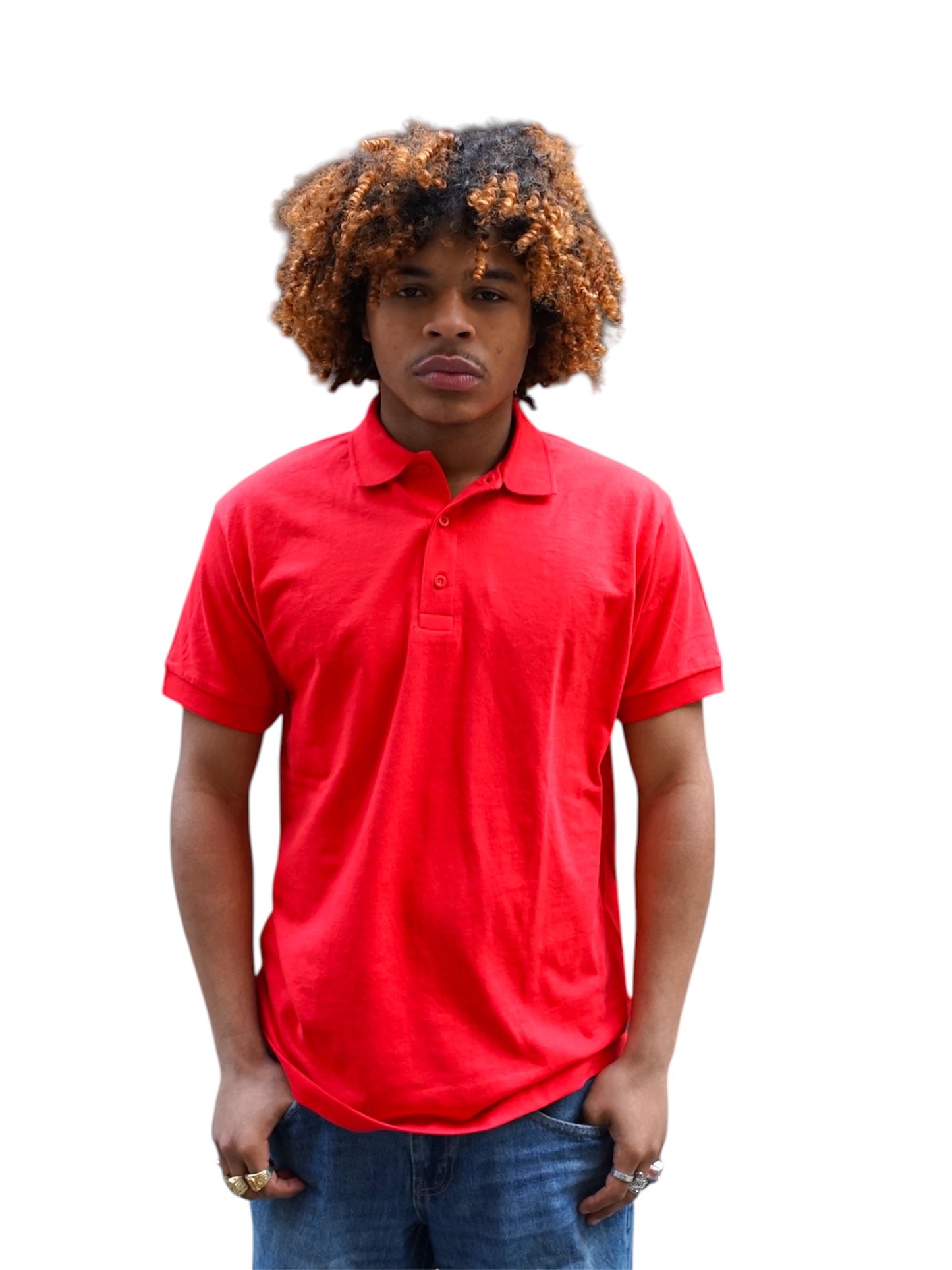 Gildan Red Polo Shirt