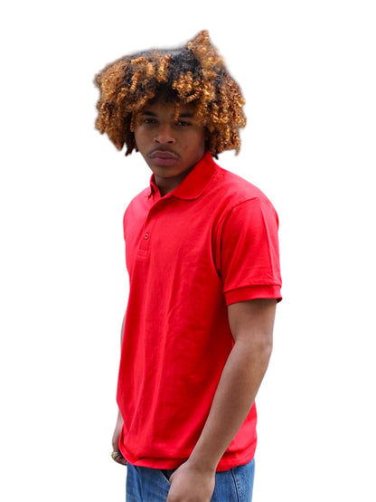 Gildan Red Polo Shirt