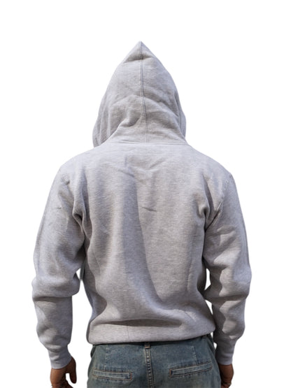 The End Grey Zip Up Hoodie