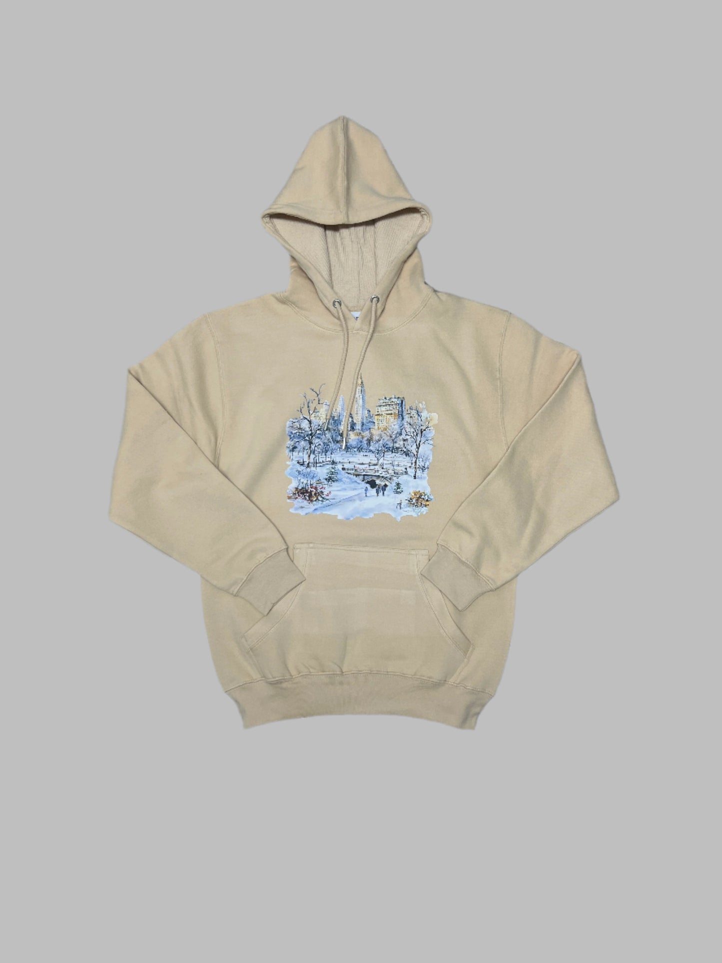 Beige Snow in NY Hoodie