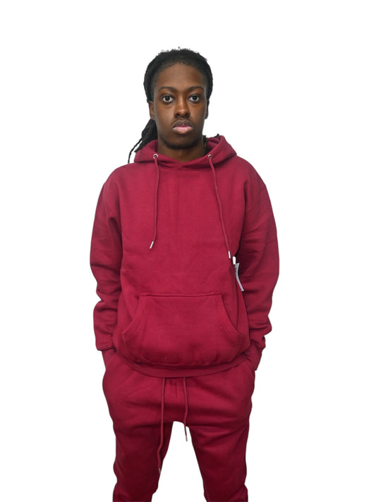 The End Maroon Hoodie Set
