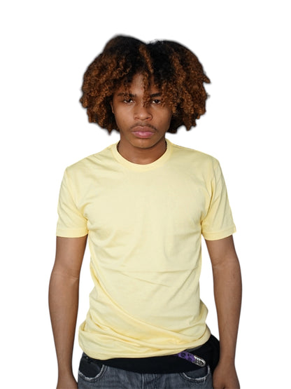 Next Level Tshirt Light Yellow