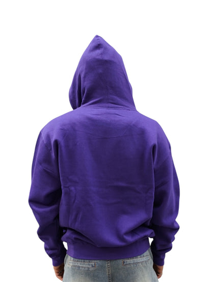 The End Purple Zip Up Hoodie