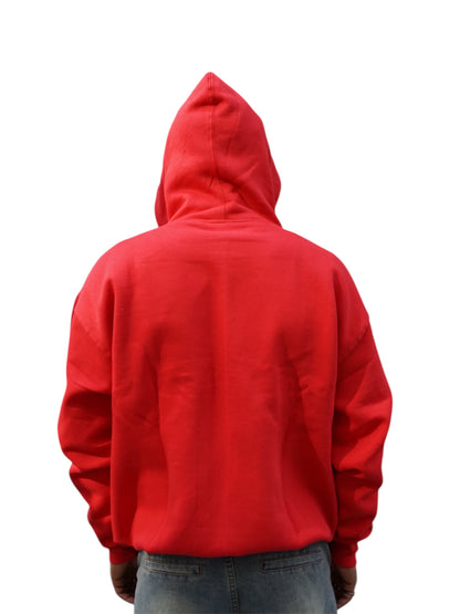 The End Red Zip Up Hoodie