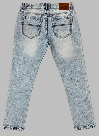 Icy Faded Straight Denim