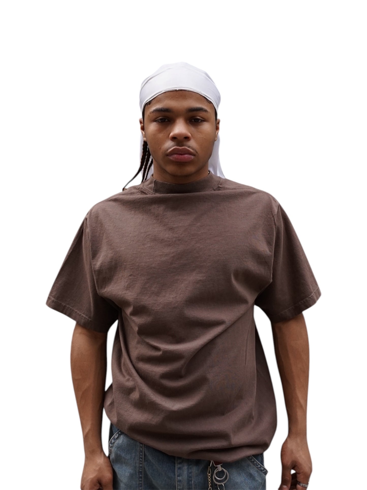Shaka Wear Unisex Max Heavyweight Brown T-shirt