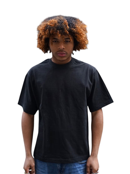 Shaka Wear Unisex Cropped Black T-shirt