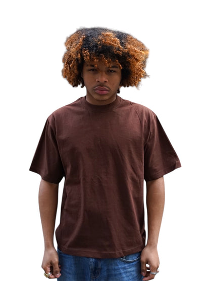Shaka Wear Unisex Cropped Brown T-shirt