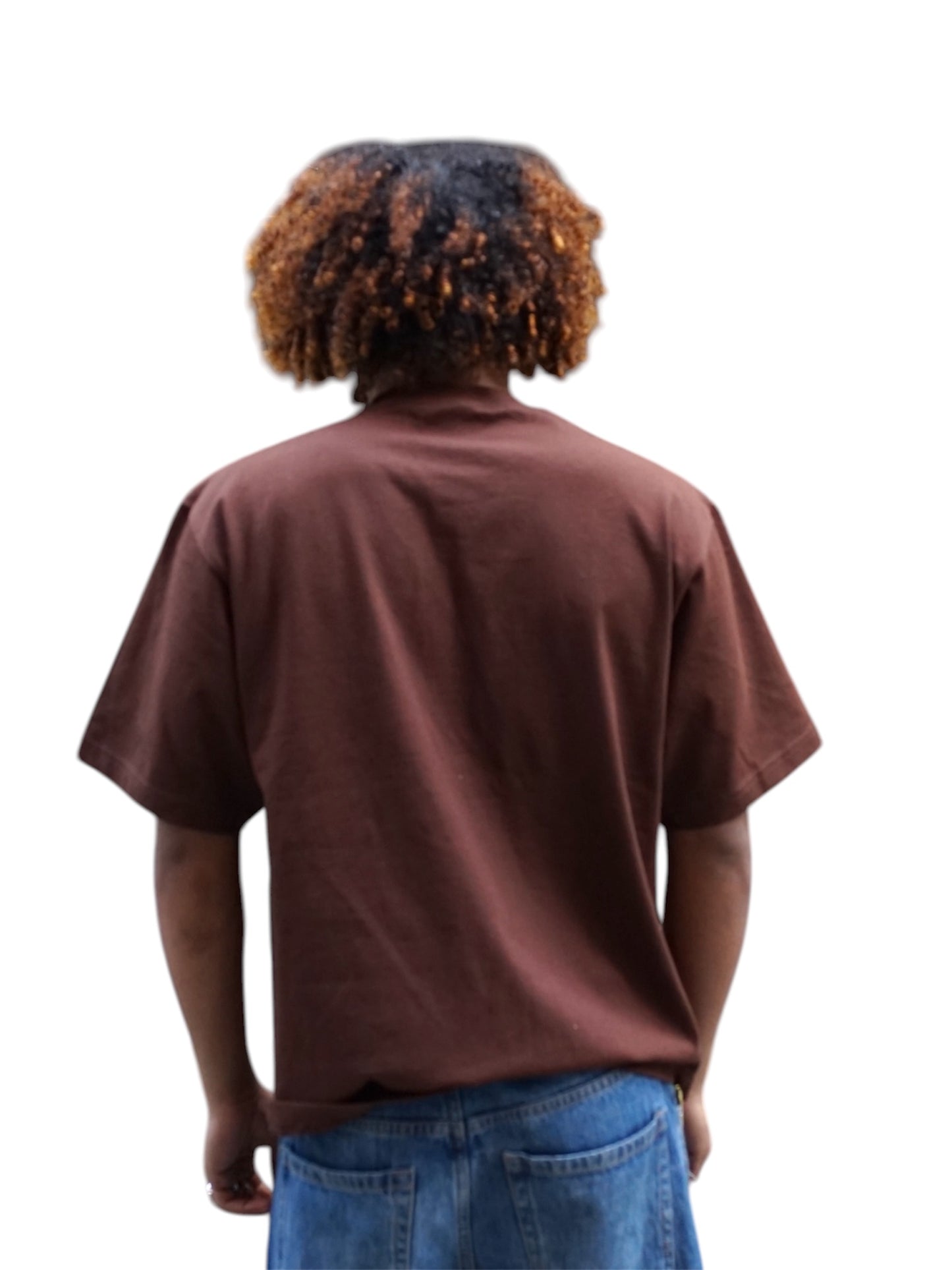 Shaka Wear Unisex Cropped Brown T-shirt