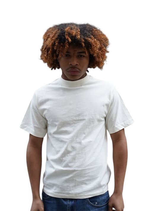 Shaka Wear Unisex Cropped Cream T-shirt