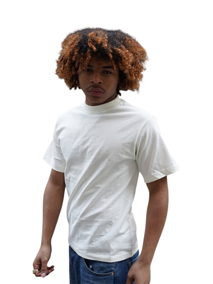 Shaka Wear Unisex Cropped Cream T-shirt