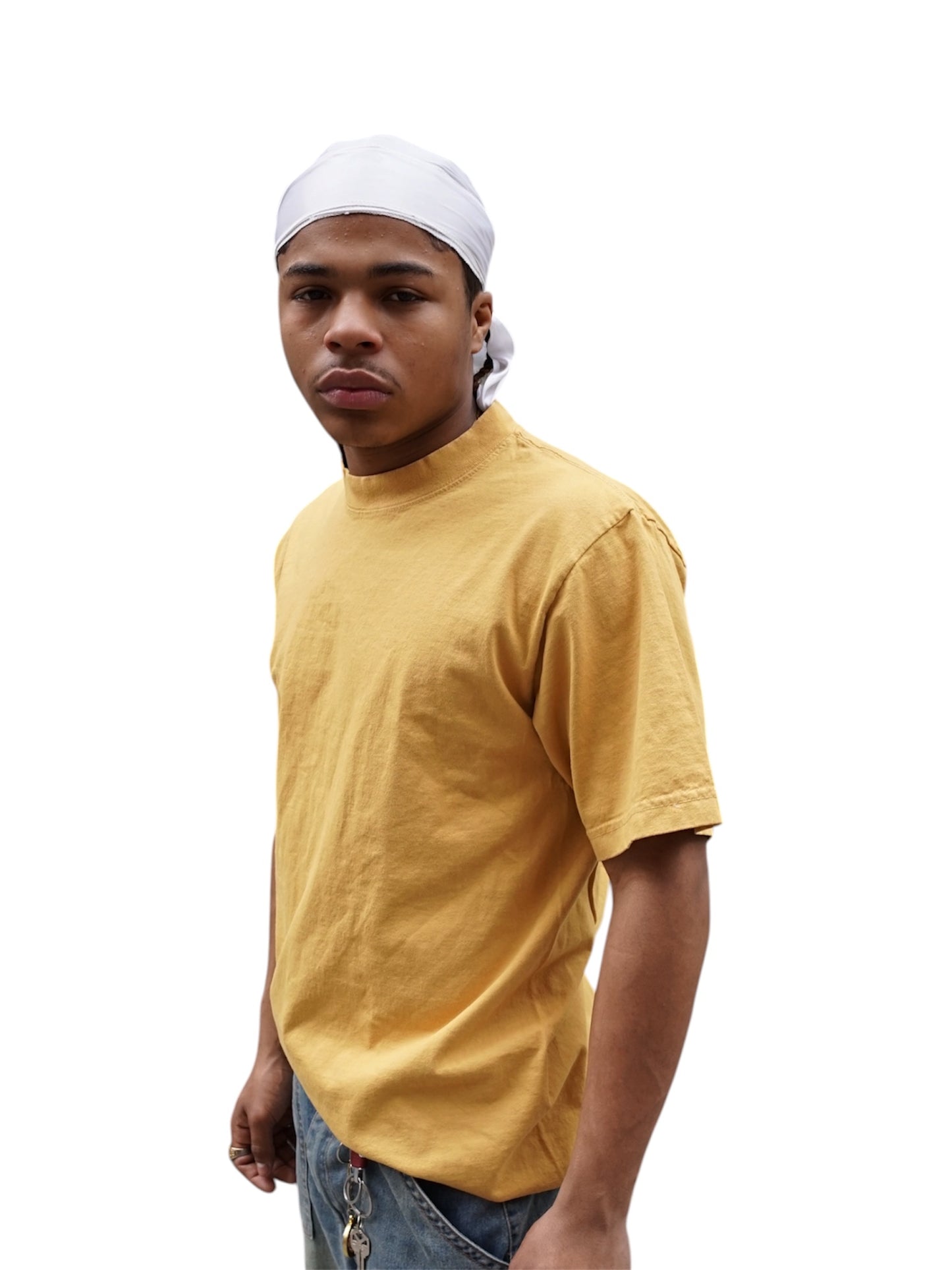 Shaka Wear Unisex Max Heavyweight Yellow T-shirt