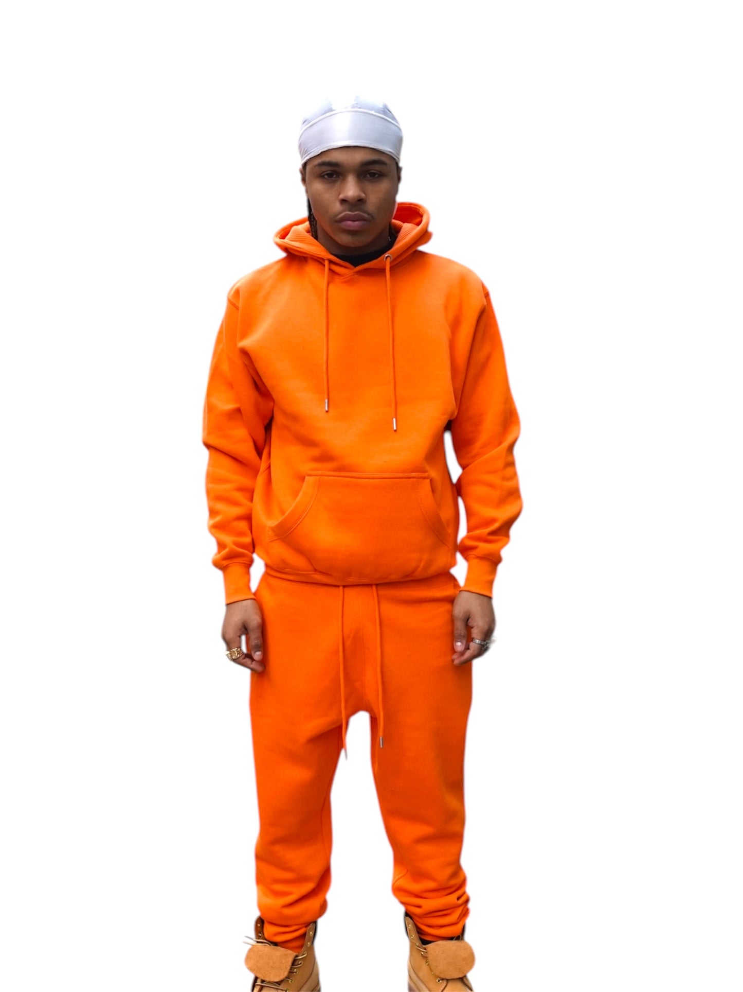 Orange Sweatsuite Set