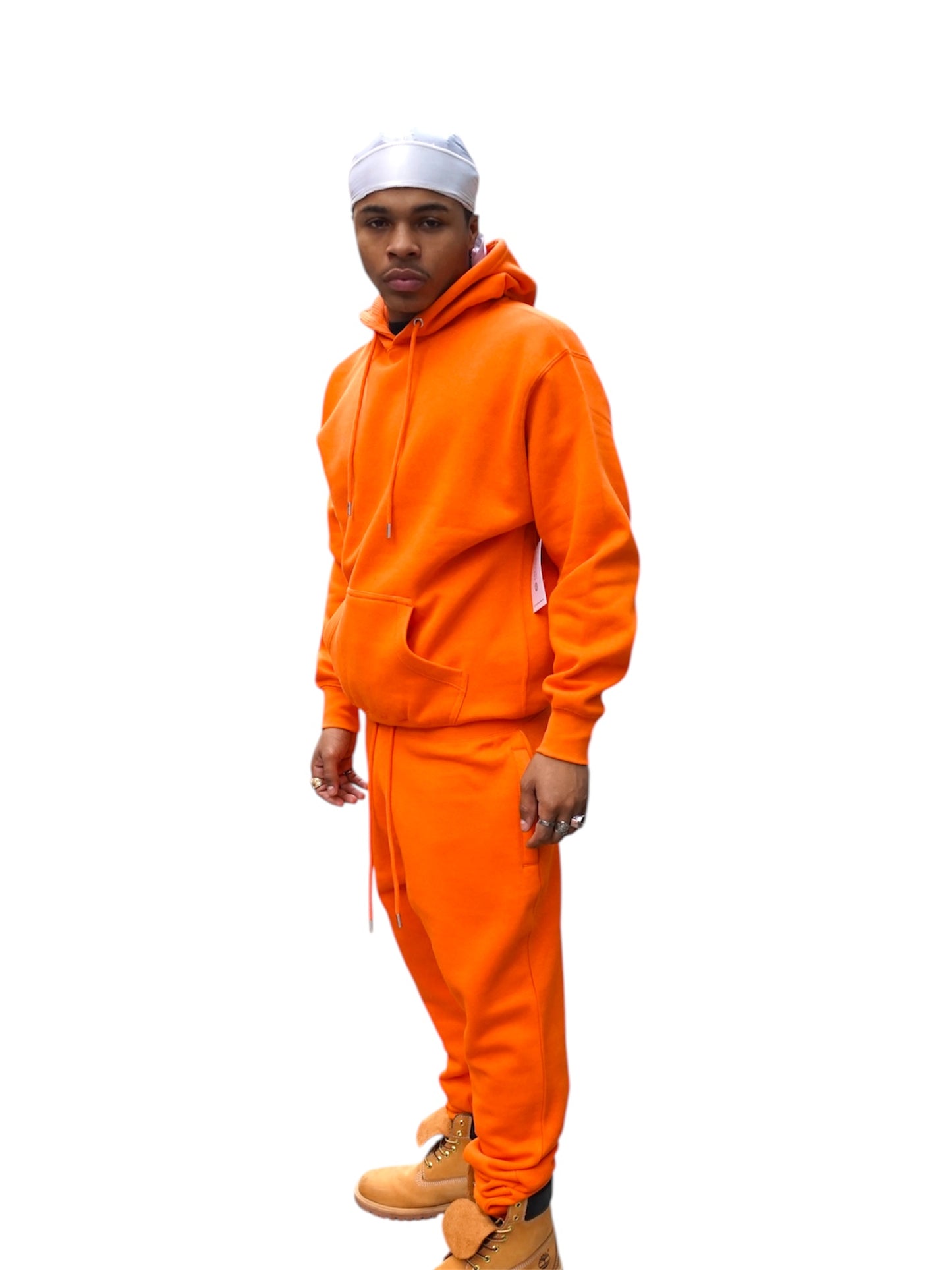 Orange Sweatsuite Set