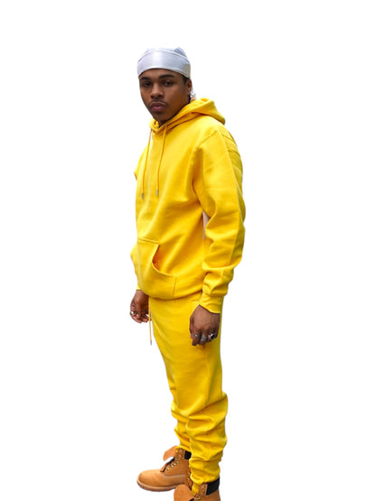 Yellow Sweatsuite Set