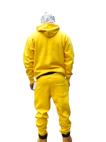 Yellow Sweatsuite Set